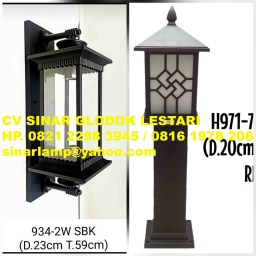 Lampu Pilar Outdoor Klasik